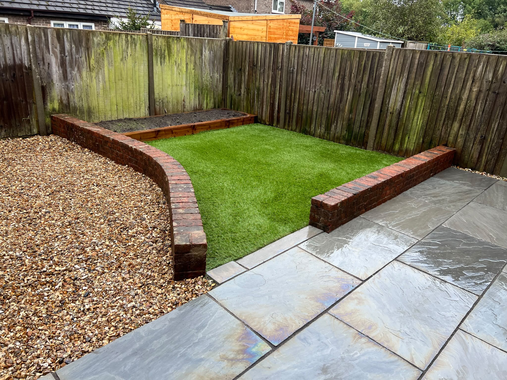 RT Landscaping completed project